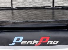 Батут EXIT PeakPro Ø 366 см, black, зі сходами і сіткою